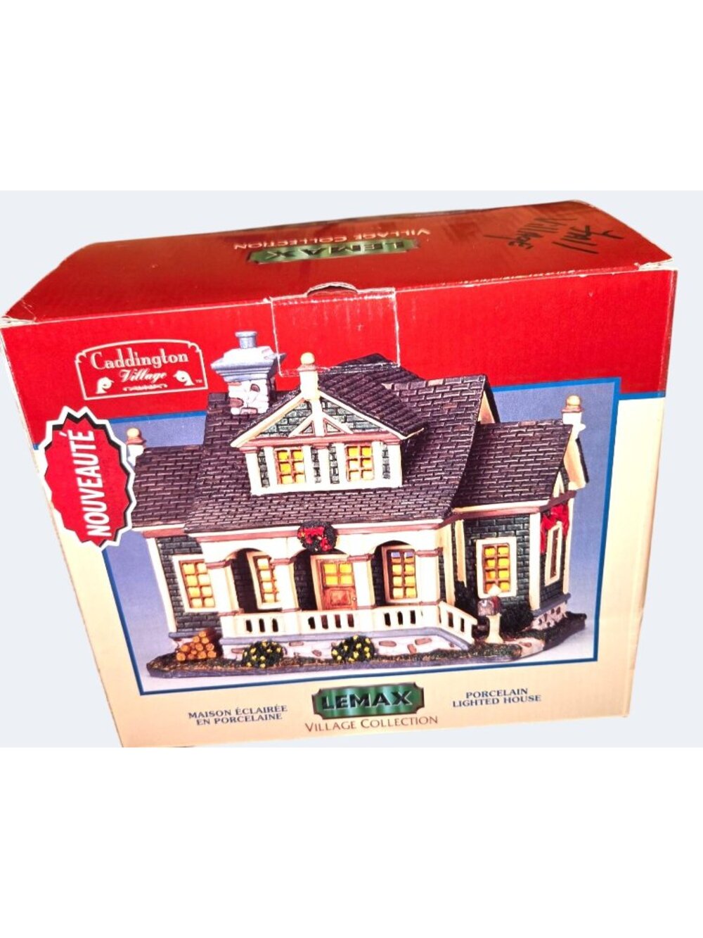 Lemax Porcelain Lighted House Oliver Village Collection UL Listed Indoor Use